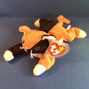 RETIRED TY Beanie Baby Chip 1996 Cat Collectible